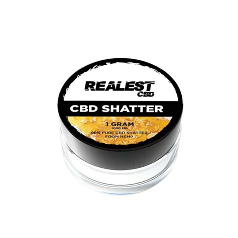 Realest CBD 1000mg CBD Shatter (BUY 1 GET 1 FREE) | CBD Village UK