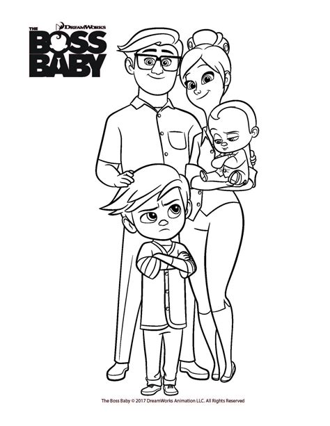 Boss Baby printables, Free coloring printables for The Boss Baby