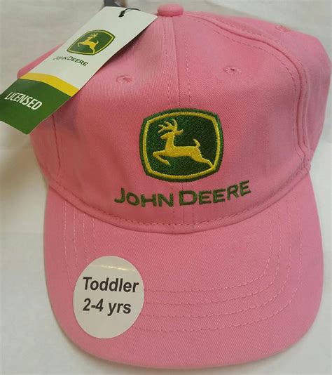 Child John Deere Pink Youth Girl Kids Ball Cap Hat Elastic Back ...