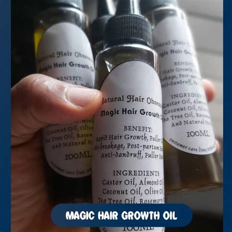 Natural Hair Growth Oil For Men & Women - N3000 - Fashion - Nigeria