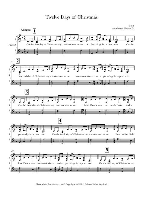 12 Days Of Christmas Chords In D 2022 – Get Christmas 2022 Update