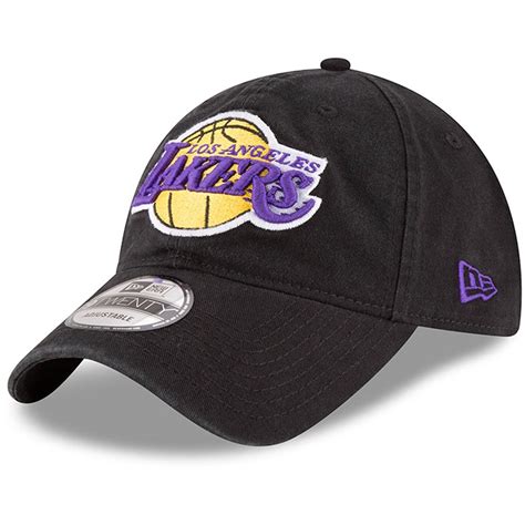 Los Angeles Lakers New Era Official 9TWENTY Team Color Adjustable Hat ...