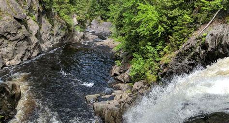 Maine Waterfall Hikes: Moxie Falls in The Forks, Maine