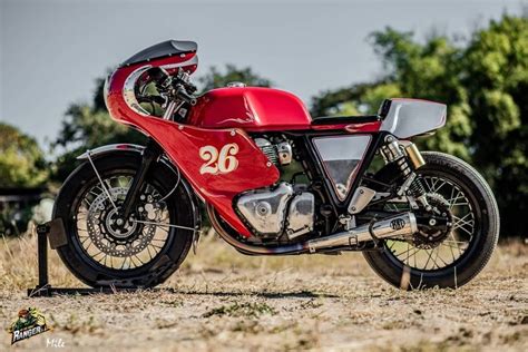 This Modified Royal Enfield GT 650 Looks Like An Old-School Race Bike