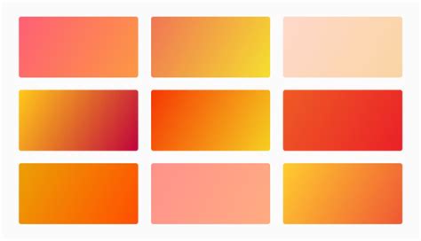 Orange Gradient: +52 Background Gradient Colors with CSS