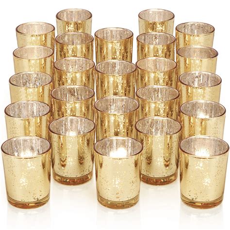 Buy DARJEN Votive Tea Lights Candles Holders for Wedding Centerpieces & Party Decorations ,Table ...