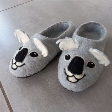 Animal Slippers - Etsy