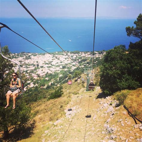 Anacapri chairlift - Ladies What Travel