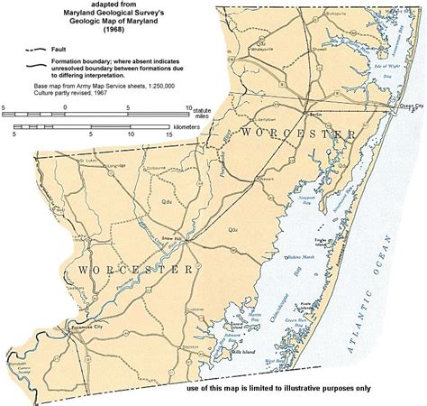 Map Of Worcester County Md - Map Of West