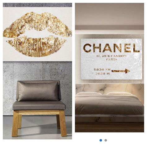 Chanel Room Decor Wall Art / Quote Keep Your Heels Head And Standards ...