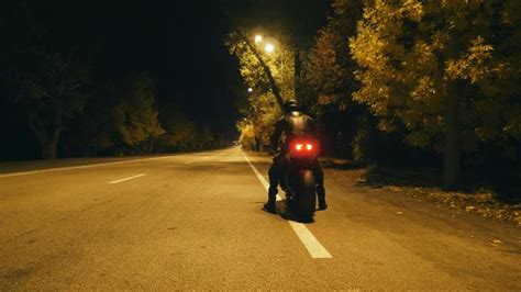 Night Time Motorcycle Riding