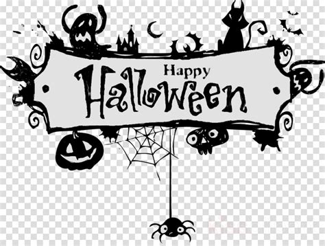 halloween party text png - Clip Art Library