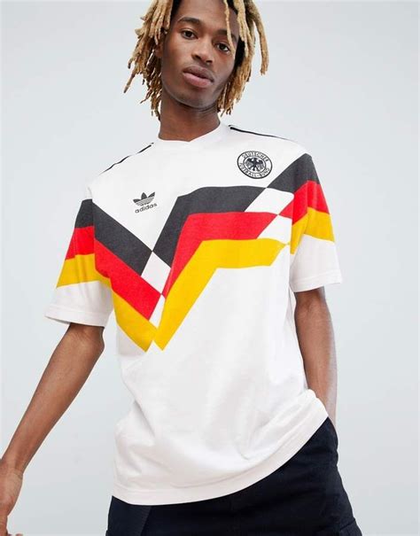 adidas Retro Germany Soccer Jersey In White CE2343 Vintage Football ...