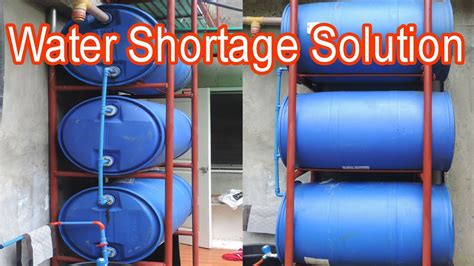 Water Shortage Solution. DIY Water Storage Tank - YouTube