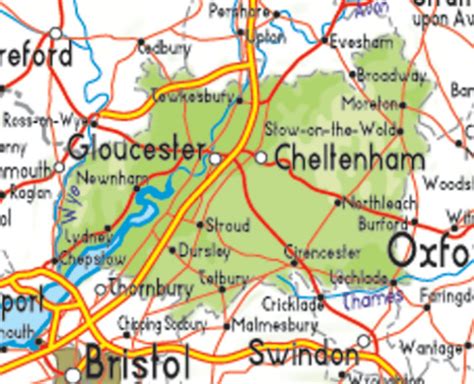 Cheltenham Map - United Kingdom