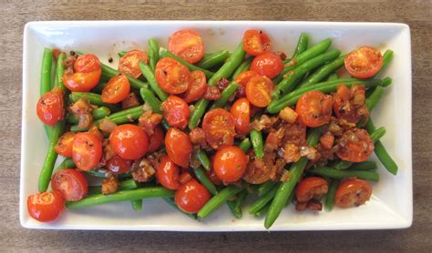 Warm Salad with Cherry Tomato,Haricot Vert and Pancetta Recipe on Food52