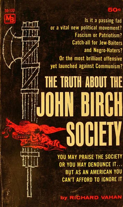 The Truth About The John Birch Society Book by Richard Vahan, 1962 at ...