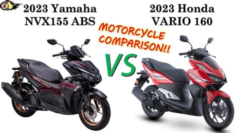 #020: Yamaha NVX 155 ABS Edition 2023 vs Honda Vario 160 2023 | NVX 155cc 2023 vs Vario 160cc ...