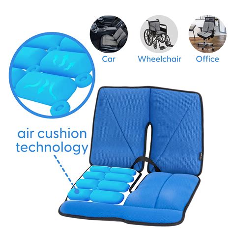 Dr. air Seat Cushion, Non-Slip Orthopedic Lumbar Support Cushion, Back ...