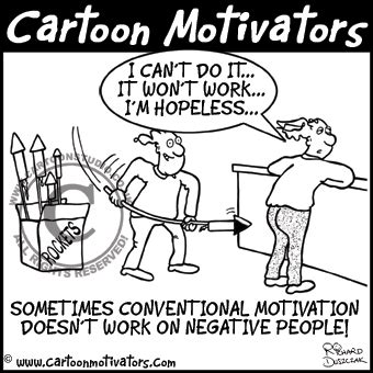 Motivational cartoons - cartoon motivators that motivate you on the road to success!