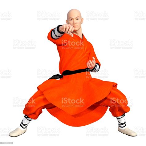 Ilustrasi 3d Shaolin Biksu Di Atas Putih Foto Stok - Unduh Gambar Sekarang - Agama buddha, Anak ...