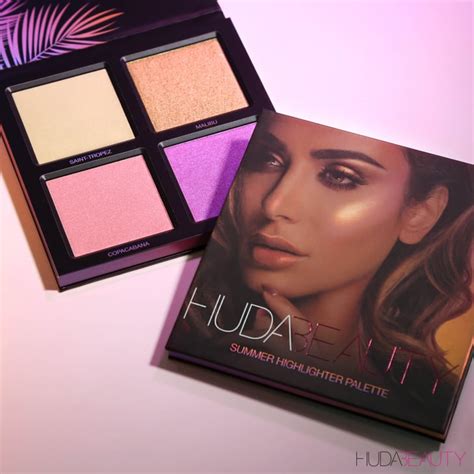 Huda Beauty Summer Solstice Highlighter Palette | Huda Beauty Summer ...