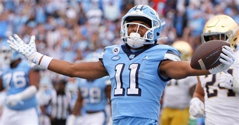 UNC WR Josh Downs Named Second-Team AP All-America