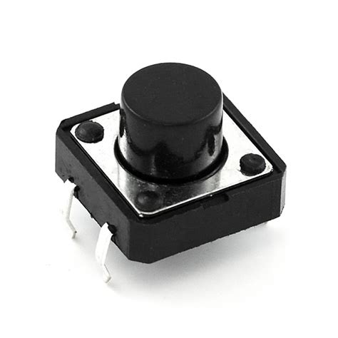 Momentary Pushbutton Switch - 12mm Square - COM-09190 - SparkFun Electronics