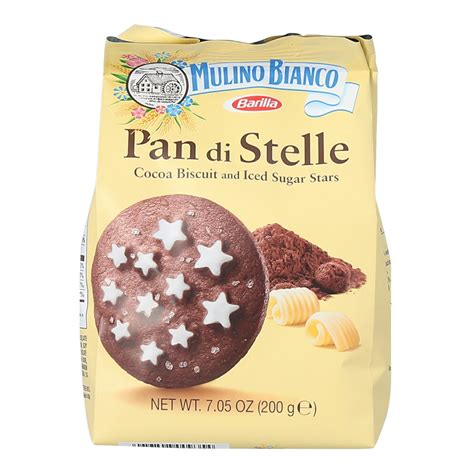 Mulino Bianco Pan Di Stelle Cookie 7.05 oz Pouch | Nassau Candy