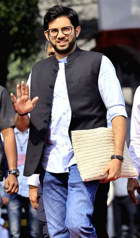 : Nagpur: Shiv Sena (UT) Aditya Thackeray arrives to attend a winter session