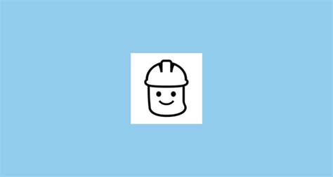 👷 Construction Worker Emoji on Noto Emoji Font 14.0