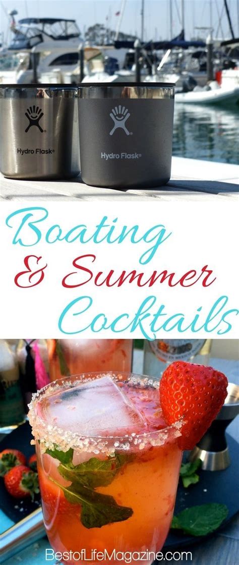 Use the best boating drinks to turn an hour of boating into a happy ...