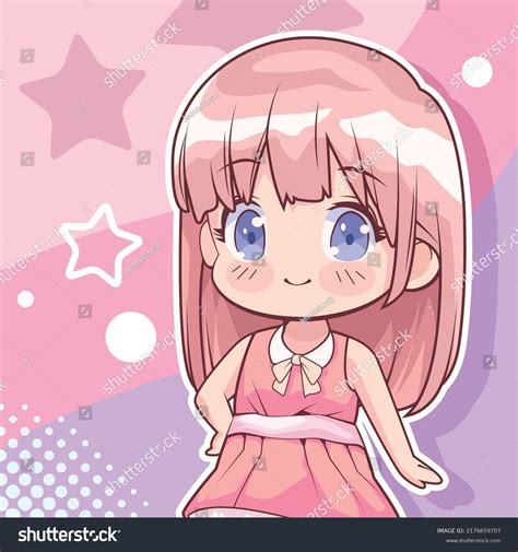 14,327 Anime Pink Girl Images, Stock Photos, 3D objects, & Vectors | Shutterstock