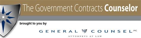 Government Contracts - General Counsel Law.