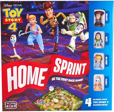 Disney Toy Story 4 Home Sprint Board Game - Kid Mania