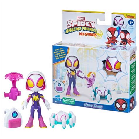 Hasbro Marvel Spidey and His Amazing Friends Web-Spinners Ghost-Spider ...