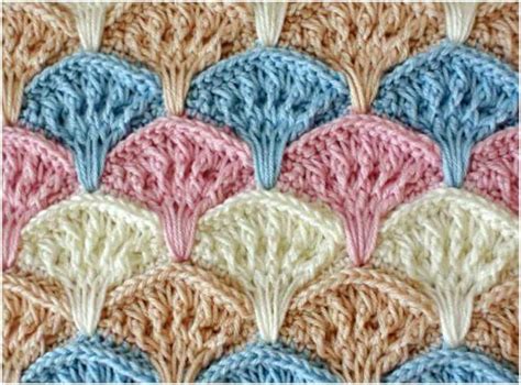 Crochet shell. Beautiful Pattern in Yarn | Μοτίβα, Πλεγμένες κουβέρτες, Βελονάκι