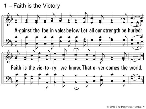 PPT - 1 – Faith is the Victory PowerPoint Presentation, free download - ID:551043