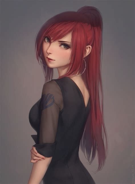 Erza fan art [media] : r/fairytail