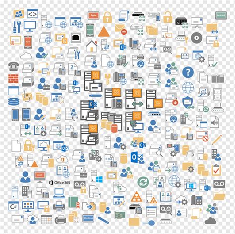 OmniGraffle Stencil Microsoft Office 365 Diyagramı Microsoft Visio, ofis, metin, dikdörtgen ...