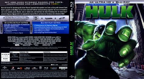 Hulk (2003) DE 4K UHD Covers - DVDcover.Com