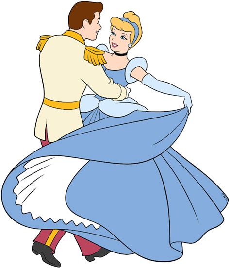 Clip art of Cinderella and Prince Charming dancing #cinderella ...