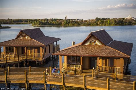 Disney reveals luxurious overwater bungalows for £1,400 per night in Orlando | Daily Mail Online