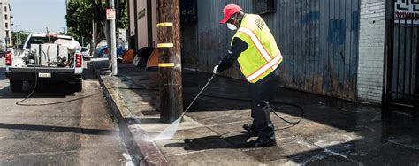 The Pressure is ON! Sidewalk Washing Requests Skyrocket | Downtown LA Industrial District BID