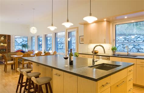 Natural Maple Kitchen Cabinets - Crystal Cabinets