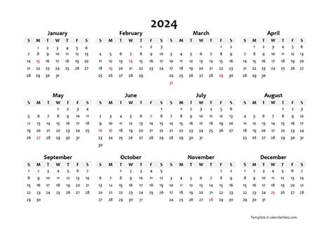 2024 Photo Calendar Template Word Doc - 2024 Calendar With Week Numbers