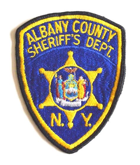 ALBANY COUNTY SHERIFF DEPARTMENT NY PATCH - POLICE BADGE EU