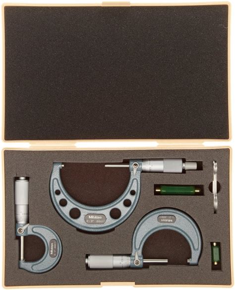 Mitutoyo Micrometer Set 0-3" - 103-922 - Penn Tool Co., Inc