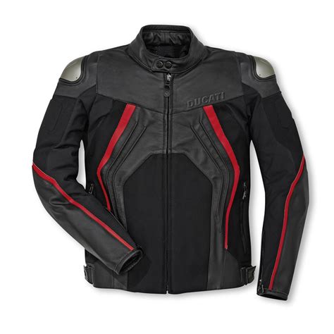 Ducati Motorcycle Black Leather racing Jacket | SPEEDYSTAR – speedystar