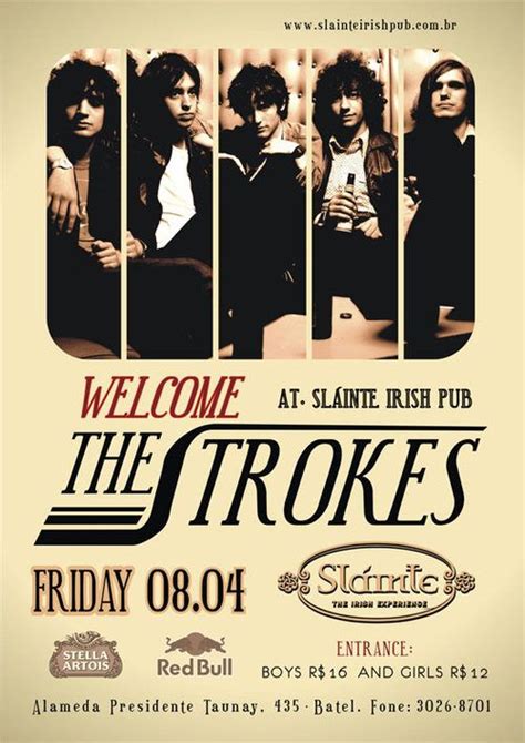 The Strokes Tour Poster - Lanarra